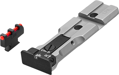 Smith & Wesson revolveri [686 629 19 66 586 & other] punapistetähtäin ready säädettävät rautähtäimet | fiber optic