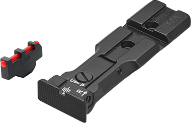 Smith & Wesson revolveri [686 629 19 66 586 & other] punapistetähtäin ready säädettävät rautähtäimet | fiber optic