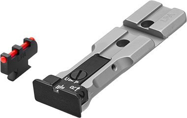 Smith & Wesson revolveri [686 629 19 66 586 & other] punapistetähtäin ready säädettävät rautähtäimet | fiber optic