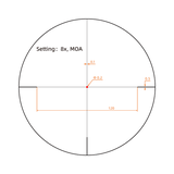 Vector Optics Forester 1-8x24 Fiber SFP kiväärikiikaritähtäin